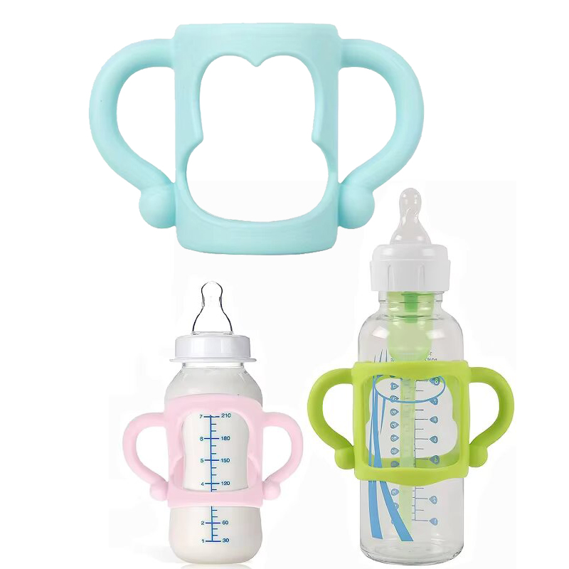 Baby Food Hipp - Babyflaschengriff, langlebig, lebensmittelechtes Silikon, Schnabeltasse, Griff