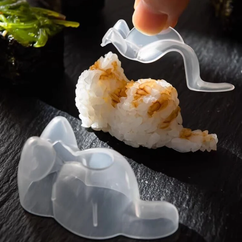 Baby Food In Japan - Japanische Importierte Katzen-Reisballform Baby-Essutensilien Haushalts-Kunststoff-Sushi-Formen Beikost-Reisformmaschine