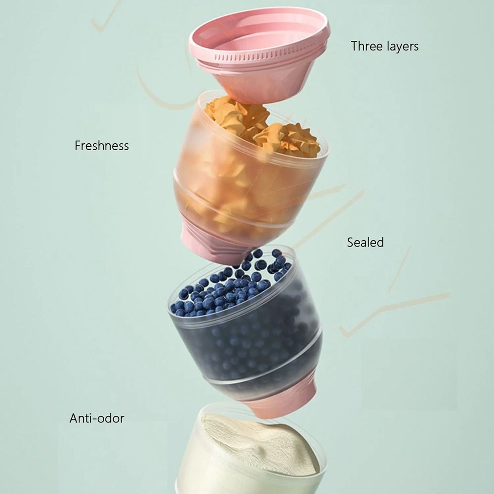 3-lagiger Baby-Milchpulverbehä – Baby Food Dispenser Bewertung und Preis