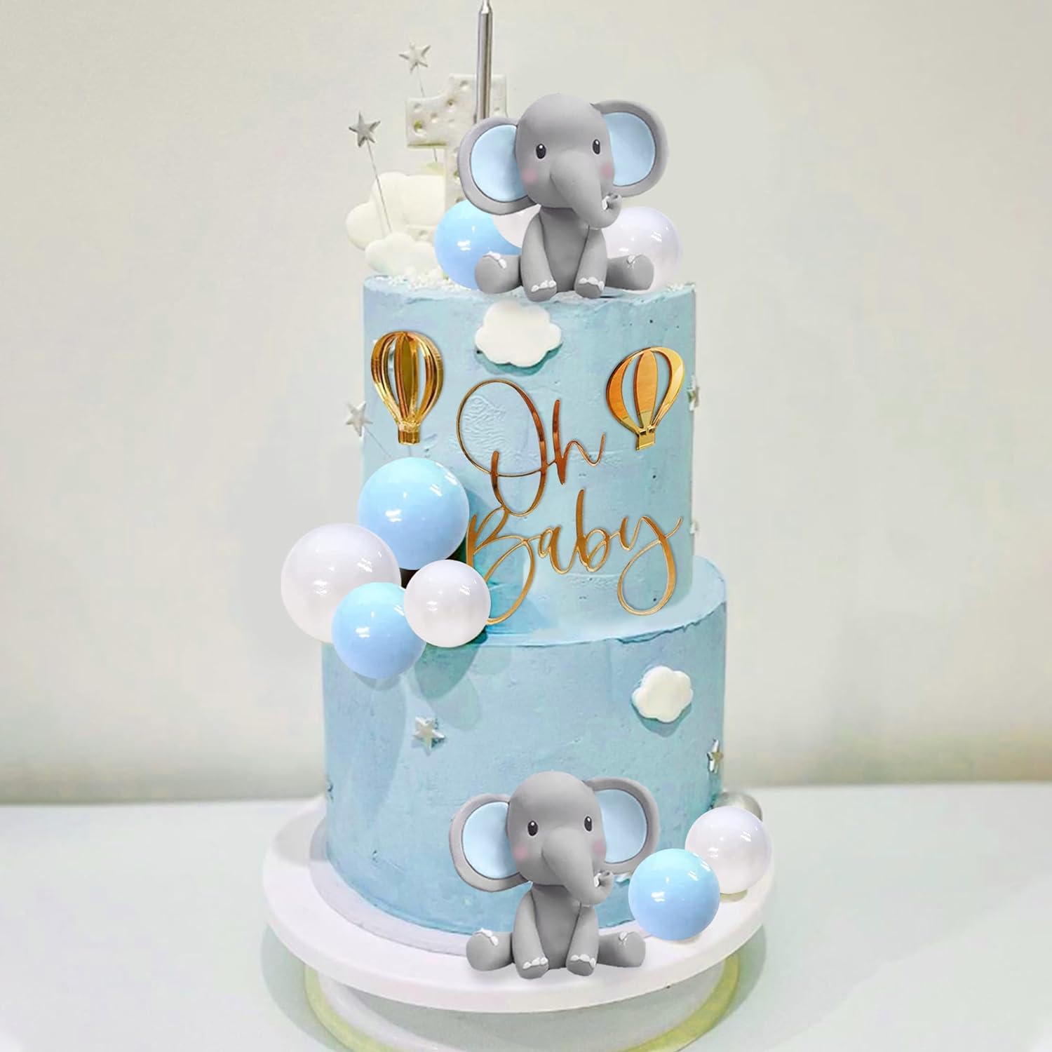 Elefanten-Kuchendekoration, Ba – Baby Food Ideas Bewertung und Preis