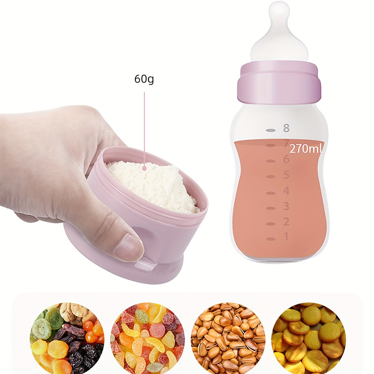 Baby-Milchpulverbehälter mit g – Baby Food Dispenser Bewertung und Preis