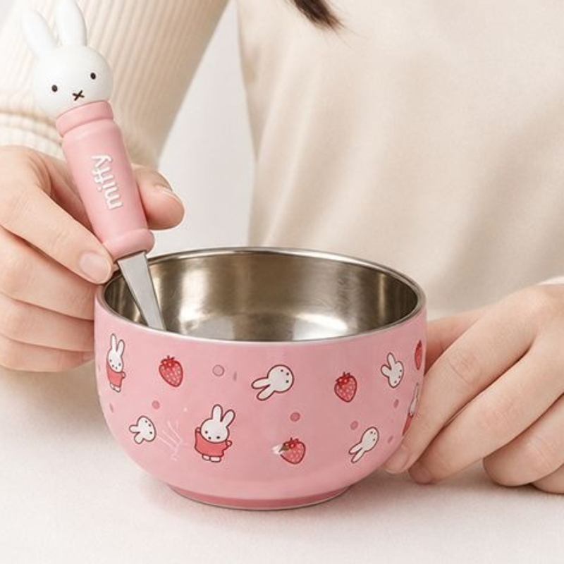 Cartoon Kawaii Miffy Edelstahl – Baby Food In Japan Bewertung und Preis