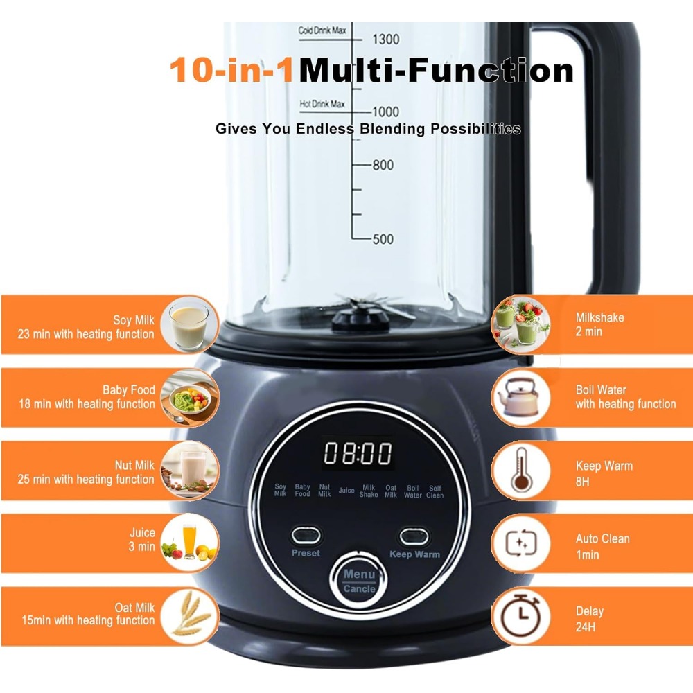 10-in-1 Nussmilch-Maker Heißer – Baby Food Oats Bewertung und Preis