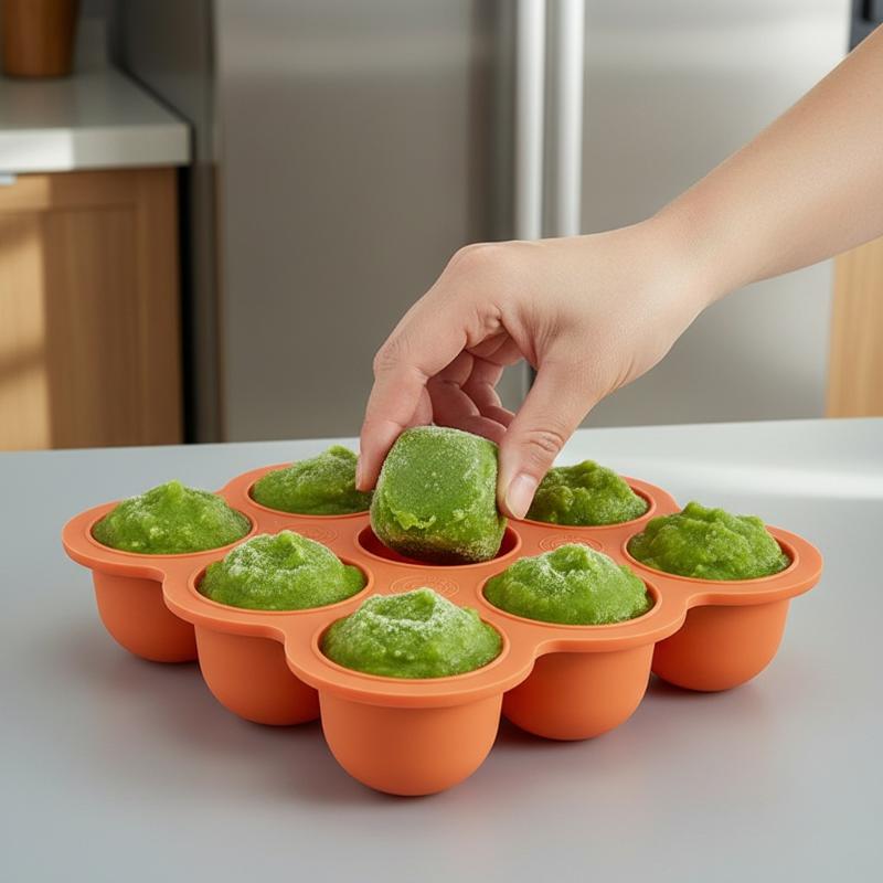 Baby-Nahrung Silikonbehälter 9 – Easy Baby Food Bewertung und Preis
