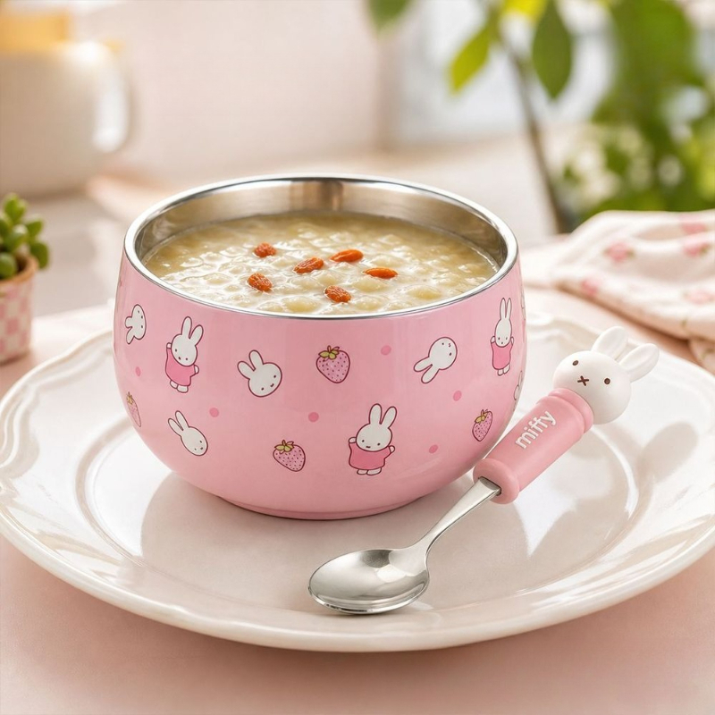 Cartoon Kawaii Miffy Edelstahl – Baby Food In Japan Bewertung und Preis