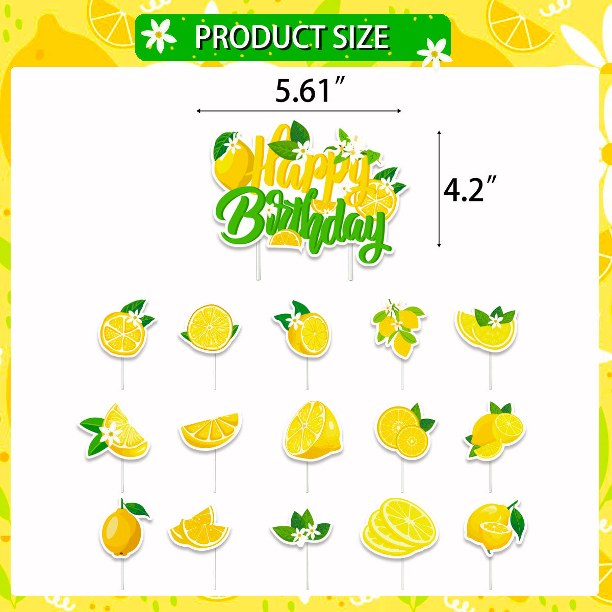 Zitrone Cupcake Topper Sommer  – Baby Food Ideas Bewertung und Preis