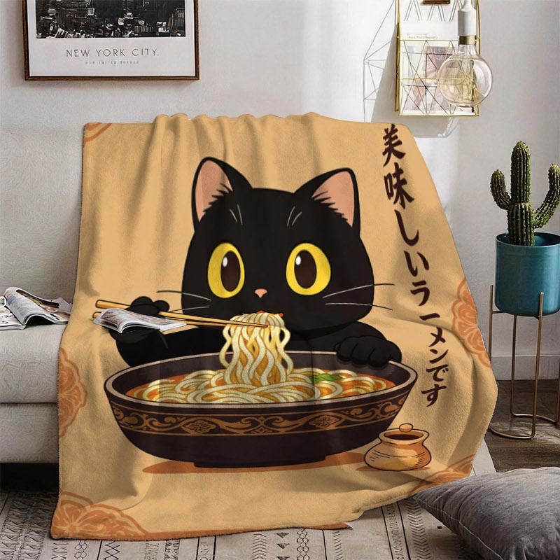 Niedliche Katzen-Ramen-Decke W – Baby Food In Japan Bewertung und Preis